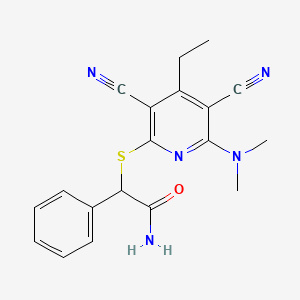 Chemical structure of (Rac)-GSK-3484862