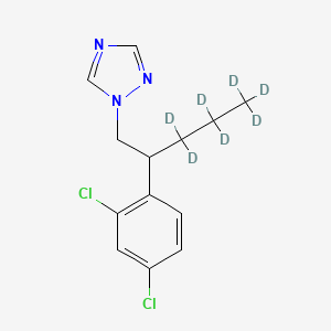 Chemical structure of Penconazole-d7