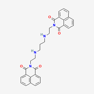 Chemical structure of Elinafide