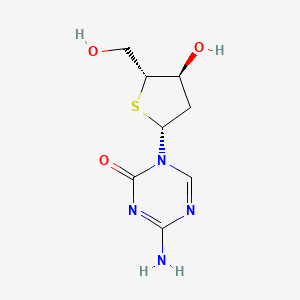 Chemical structure of 5-Aza-4'-thio-2'-deoxycytidine