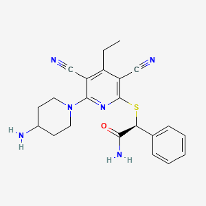 Chemical structure of (S)-GSK-3685032