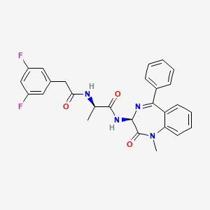 Chemical structure of (1R,3S)-Compound E