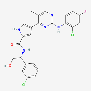 Chemical structure of (R)-VX-11e