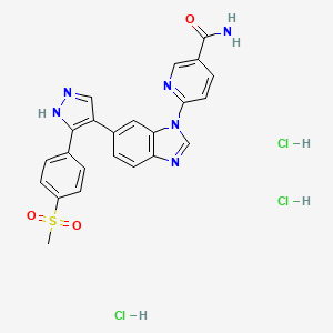 Chemical structure of SGK1-IN-3 hydrochloride