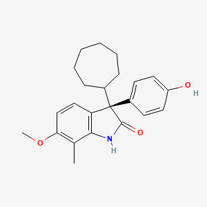 Chemical structure of (R)-Necrocide 1