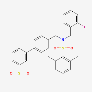 Chemical structure of BE1218