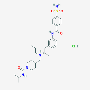 Chemical structure of (S,S,R)-AHPC-C6-NH2 hydrochloride