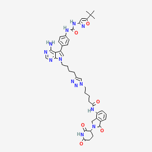 Chemical structure of PF15 TFA
