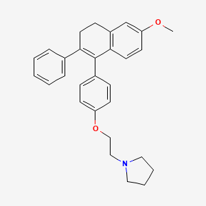 Chemical structure of Nafoxidine