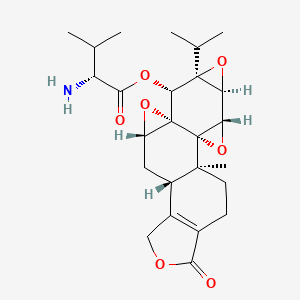 Chemical structure of WBC100