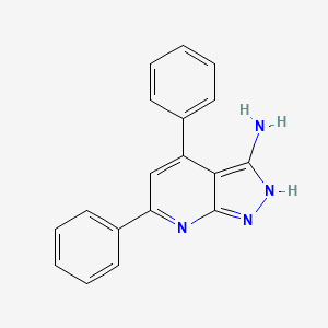 Chemical structure of EB1