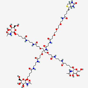 Chemical structure of tri-GalNAc biotin