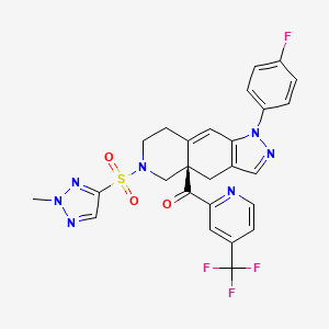 Chemical structure of Nenocorilant