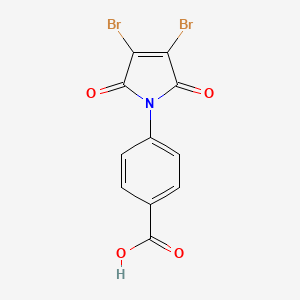 Chemical structure of PBENZ-DBRMD