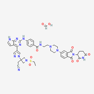 Chemical structure of SJ1008030 formic