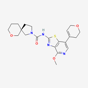 Chemical structure of M1069 free base