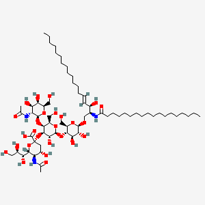 Chemical structure of Ganglioside GM2