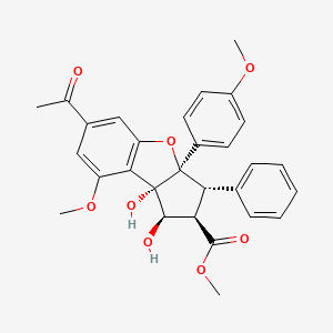 Chemical structure of eIF4A3-IN-16