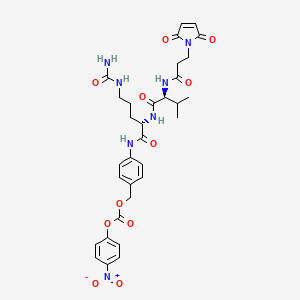 Chemical structure of Mal-VC-PAB-PNP