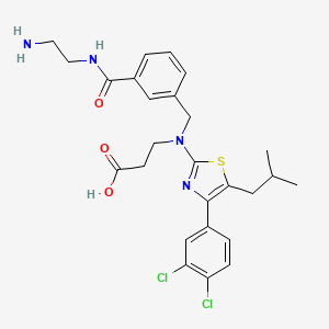 Chemical structure of USP7-IN-10 hydrochloride