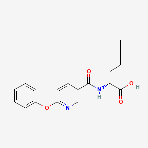Chemical structure of (R)-Sortilin antagonist 1