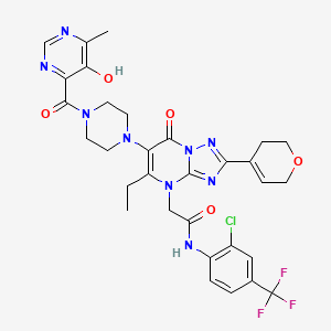 Chemical structure of HRO761