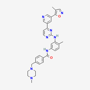 Chemical structure of Risvodetinib