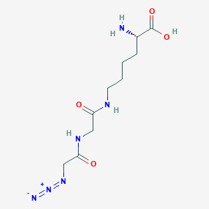 Chemical structure of AzGGK TFA