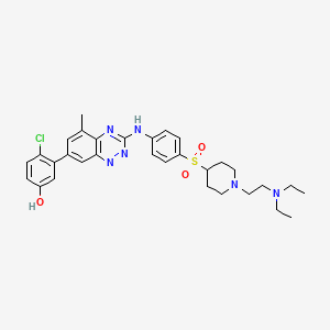 Chemical structure of JQ1-TCO