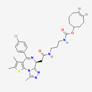 Chemical structure of (Z)-JQ1-TCO