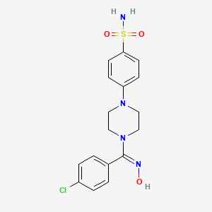 Chemical structure of hCAIX-IN-18