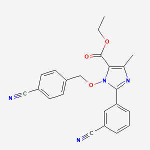 Chemical structure of P2Y1/P2Y12 antagonist-1
