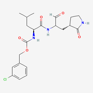 Chemical structure of Thalidomide-5-O-C8-NH2 hydrochloride