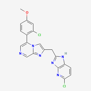 Chemical structure of Multi-target kinase inhibitor 2