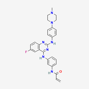 Chemical structure of EGFR T790M/L858R-IN-2