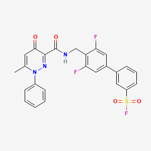Chemical structure of Anticancer agent 126