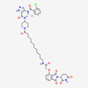 Chemical structure of PROTAC CDK9 degrader-7