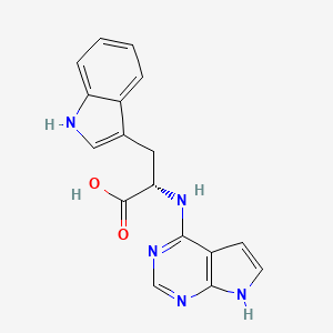 Chemical structure of SARS-CoV-2 nsp3-IN-1