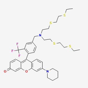 Chemical structure of Copper Fluor-4