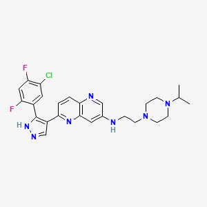 Chemical structure of THRX-144644
