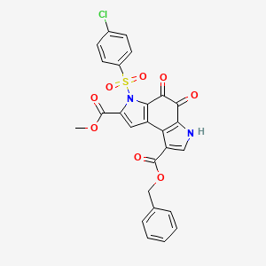 Chemical structure of F5446
