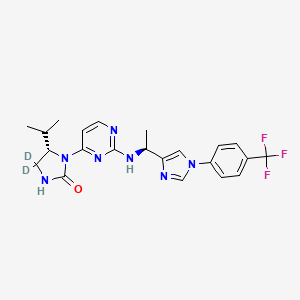 Chemical structure of IDH1 Inhibitor 7-d2