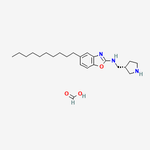 Chemical structure of SLB1122168 formic
