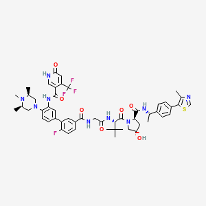 Chemical structure of XF067-68