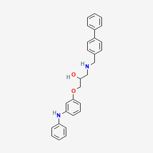 Chemical structure of Anti-melanoma agent 1
