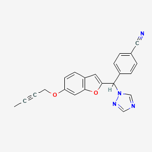 Chemical structure of Nonsteroidal aromatase inhibitor 1