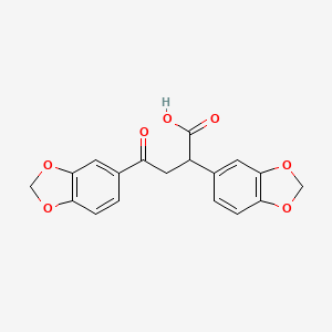 Chemical structure of RUNX1/ETO tetramerization-IN-1
