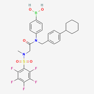 Chemical structure of STAT3-SH2 domain inhibitor 1