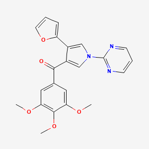 Chemical structure of Tubulin inhibitor 30