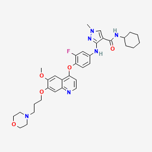 Chemical structure of AXL-IN-13